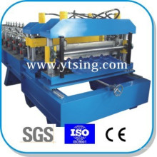 Passed CE und ISO YTSING-YD-6863 Automatische Steuerung Fliesen Span Roofing Roll Forming Machine